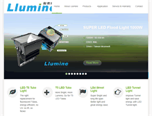 Tablet Screenshot of llumine.com